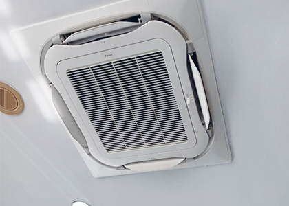 Replacing the air conditioning system with a more power-efficient one